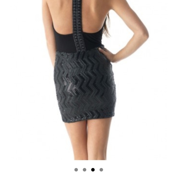 Women's HILON Mini Dress Black from SKY. Size L - Picture 3 of 6